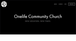 Desktop Screenshot of onelifecc.org